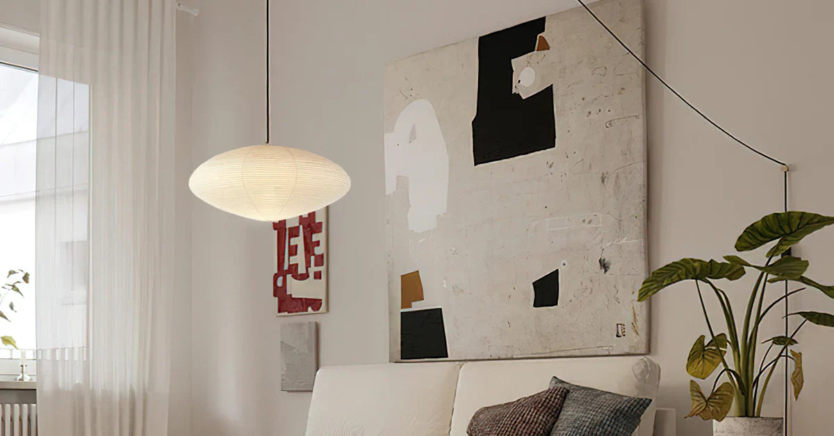 Washi Paper 15A Pendant Swag Light - NexioPick