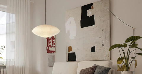 Washi Paper 15A Pendant Swag Light - NexioPick