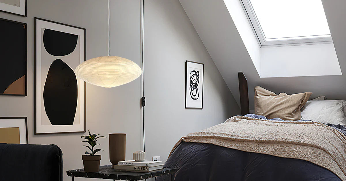 Washi Paper 15A Pendant Swag Light - NexioPick