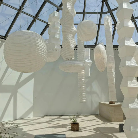 Washi Paper 15A Pendant Swag Light - NexioPick