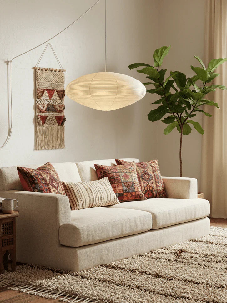 Washi Paper 15A Pendant Swag Light - NexioPick