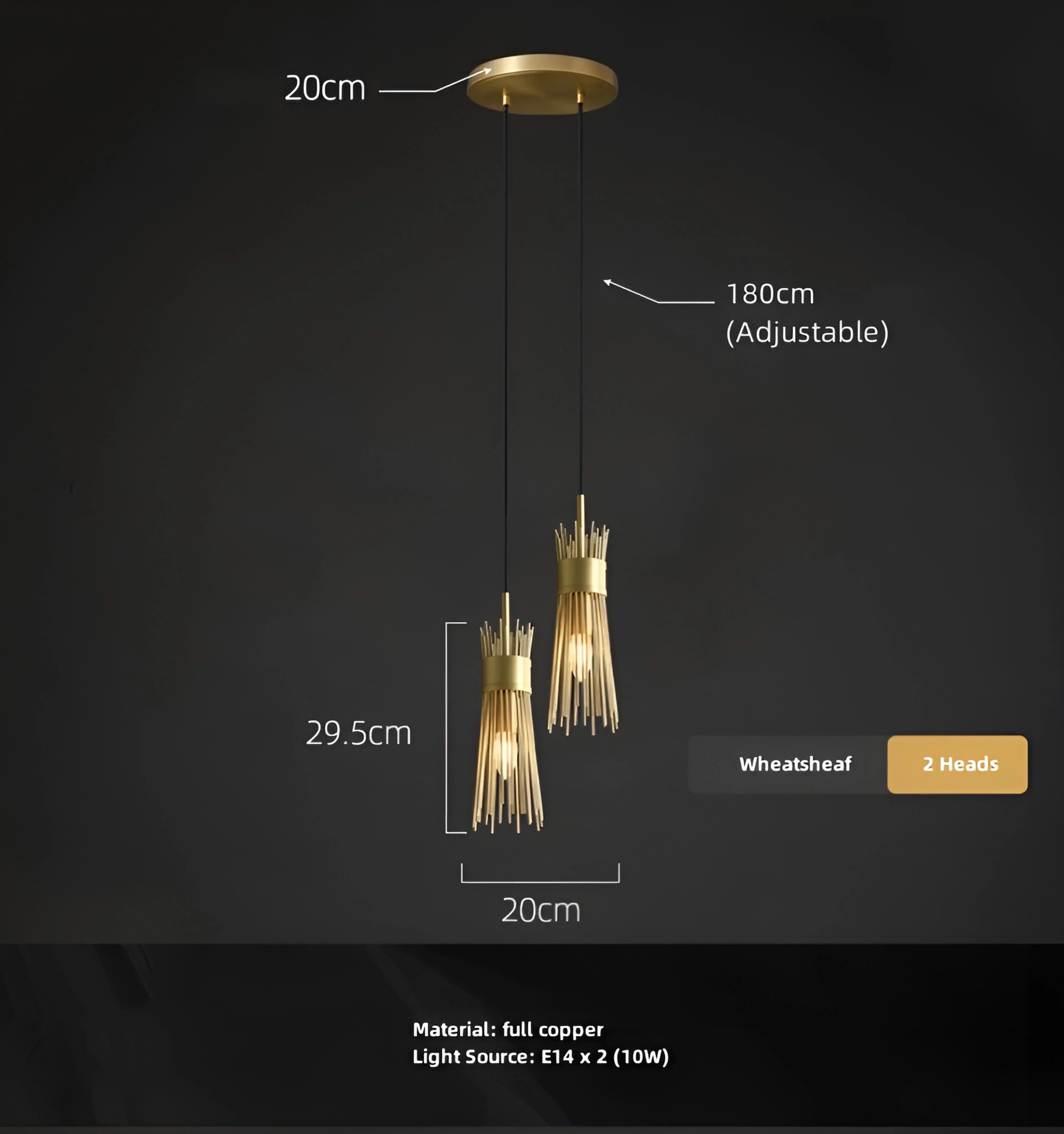 Wheatsheaf Pendant Light - NexioPick