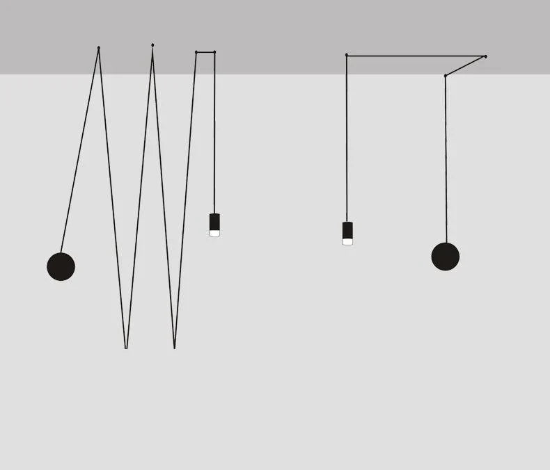 Lines free-form Pendant light - NexioPick