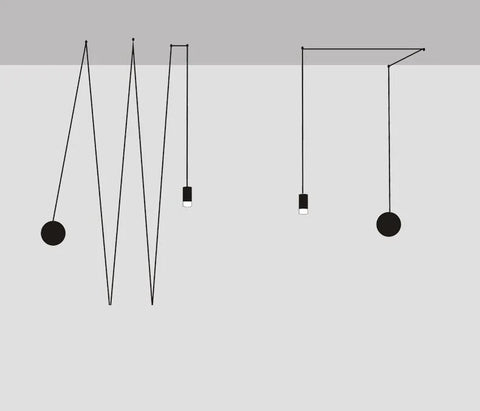 Lines free-form Pendant light - NexioPick