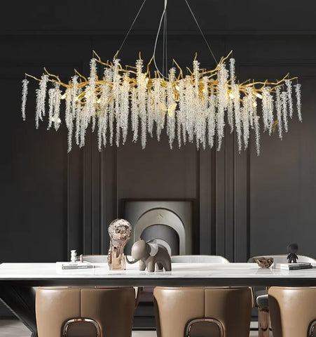 Wisteria Flower Crystal Chandelier - NexioPick