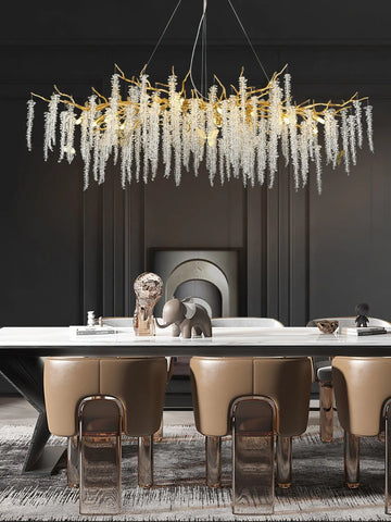 Wisteria Flower Crystal Chandelier - NexioPick