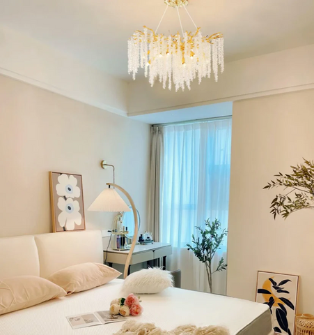 Wisteria Flower Crystal Chandelier - NexioPick