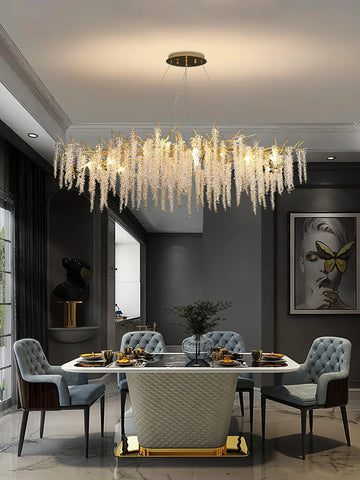 Wisteria Flower Crystal Chandelier - NexioPick
