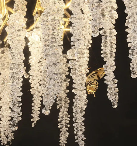 Wisteria Flower Crystal Chandelier - NexioPick