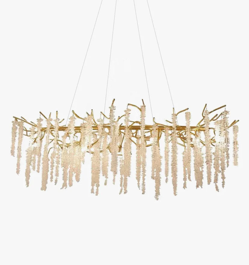 Wisteria Flower Crystal Chandelier - NexioPick