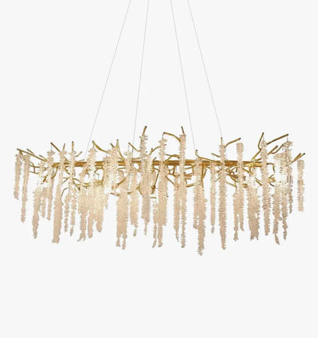 Wisteria Flower Crystal Chandelier - NexioPick
