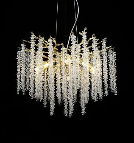 Wisteria Flower Crystal Chandelier - NexioPick