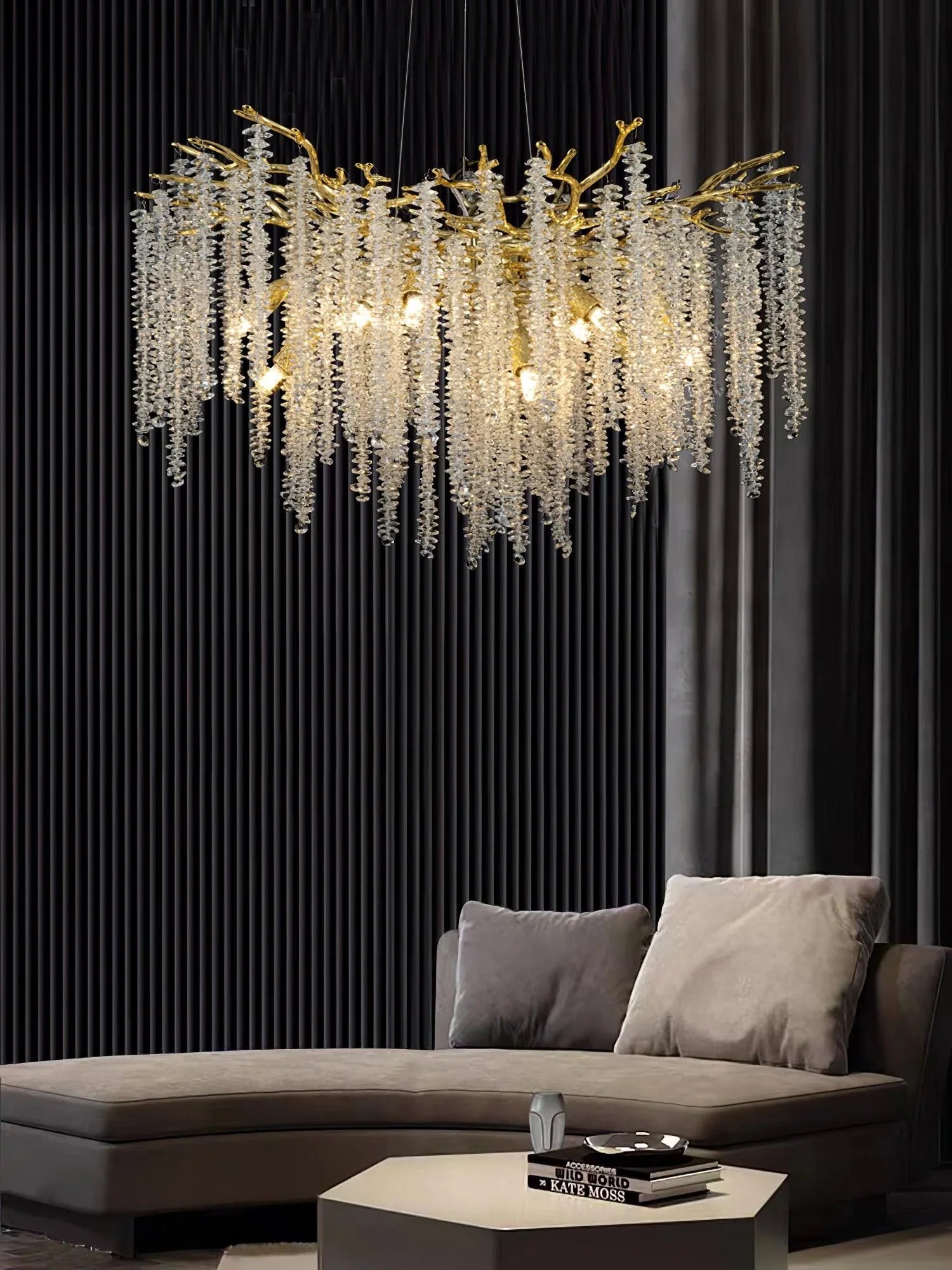 Wisteria Flower Crystal Chandelier - NexioPick