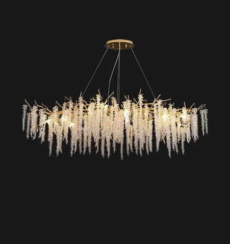 Wisteria Flower Crystal Chandelier - NexioPick