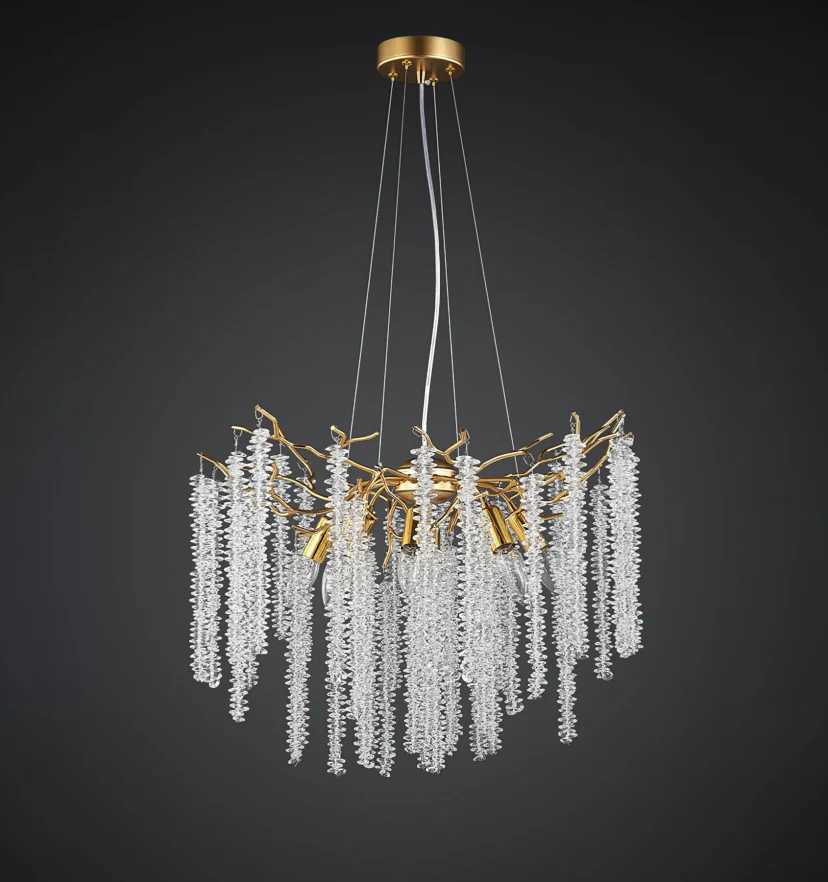 Wisteria Flower Crystal Chandelier - NexioPick