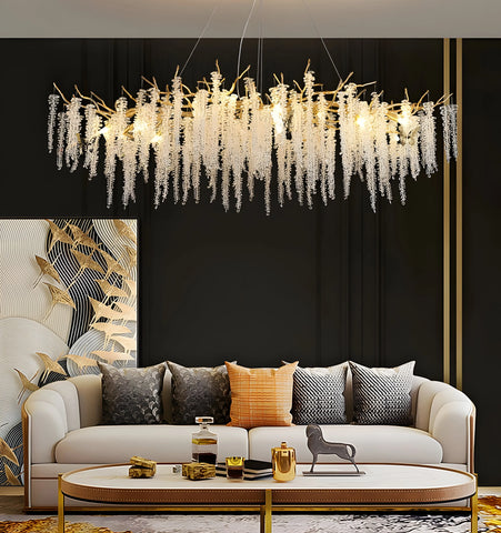 Wisteria Flower Crystal Chandelier - NexioPick