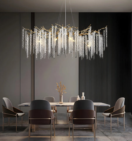 Wisteria Flower Crystal Chandelier - NexioPick