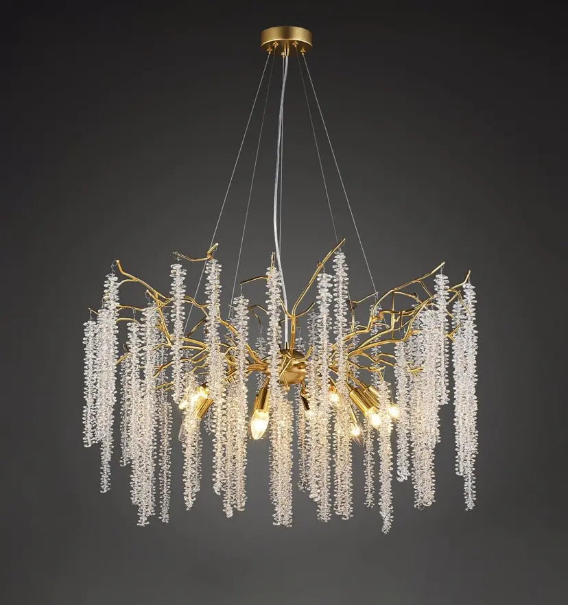 Wisteria Flower Crystal Chandelier - NexioPick