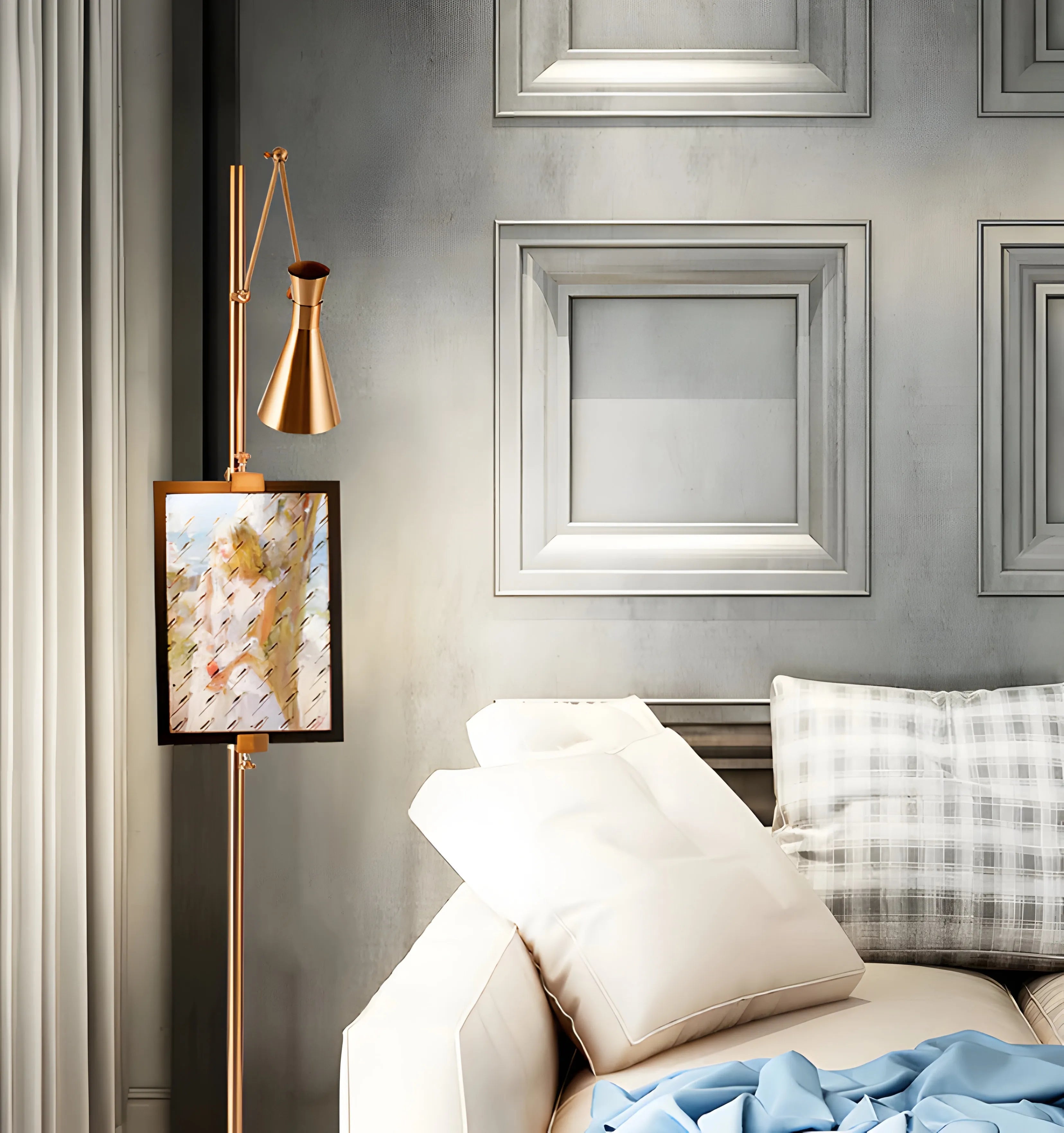 With Frame Support Floor Lamp - NexioPick