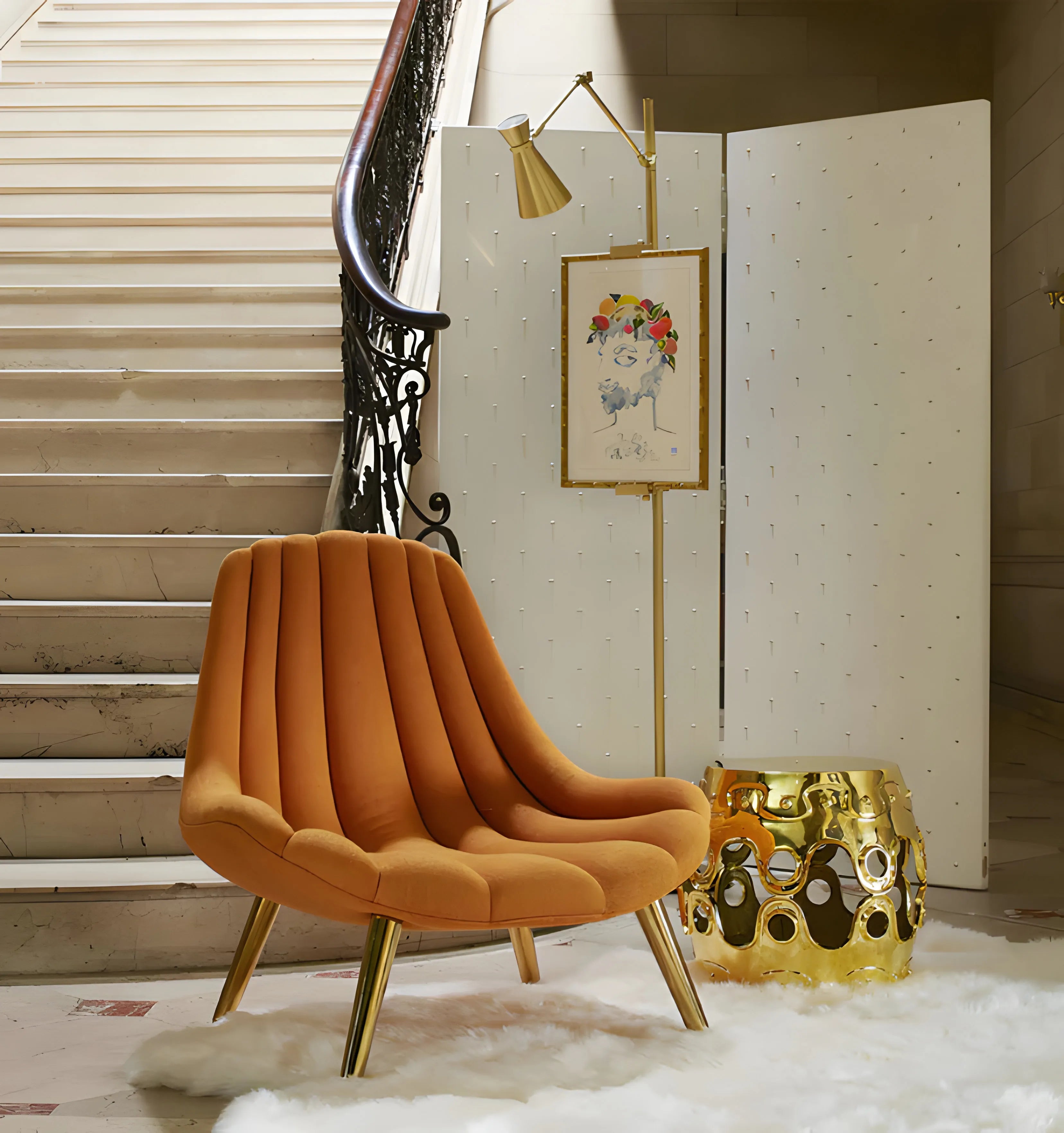 With Frame Support Floor Lamp - NexioPick