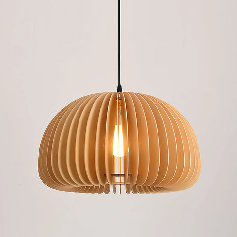 Wooden Pumpkin Pendant Light - NexioPick