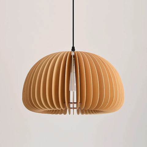 Wooden Pumpkin Pendant Light - NexioPick