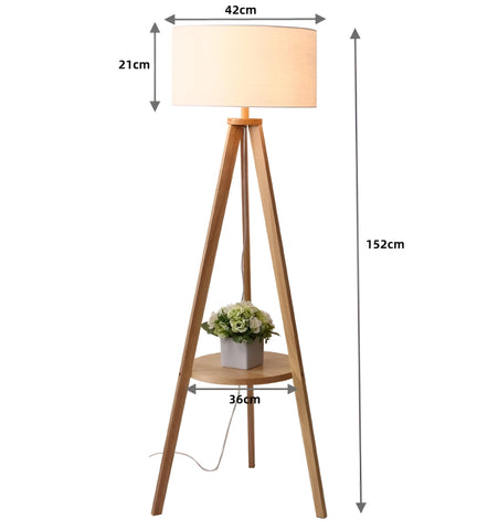 Wooden Tripod Floor Lamp - NexioPick