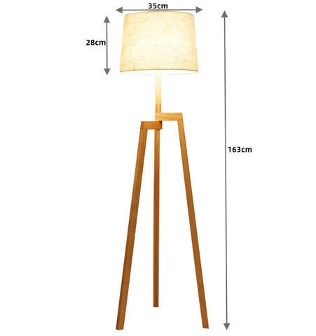 Wooden Tripod Floor Lamp - NexioPick