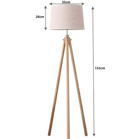 Wooden Tripod Floor Lamp - NexioPick