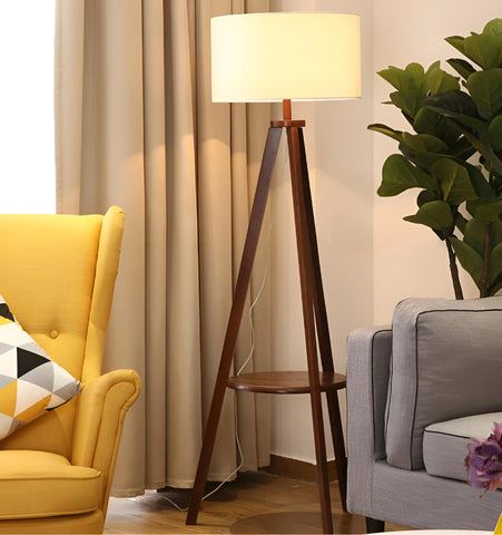 Wooden Tripod Floor Lamp - NexioPick
