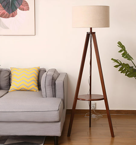 Wooden Tripod Floor Lamp - NexioPick