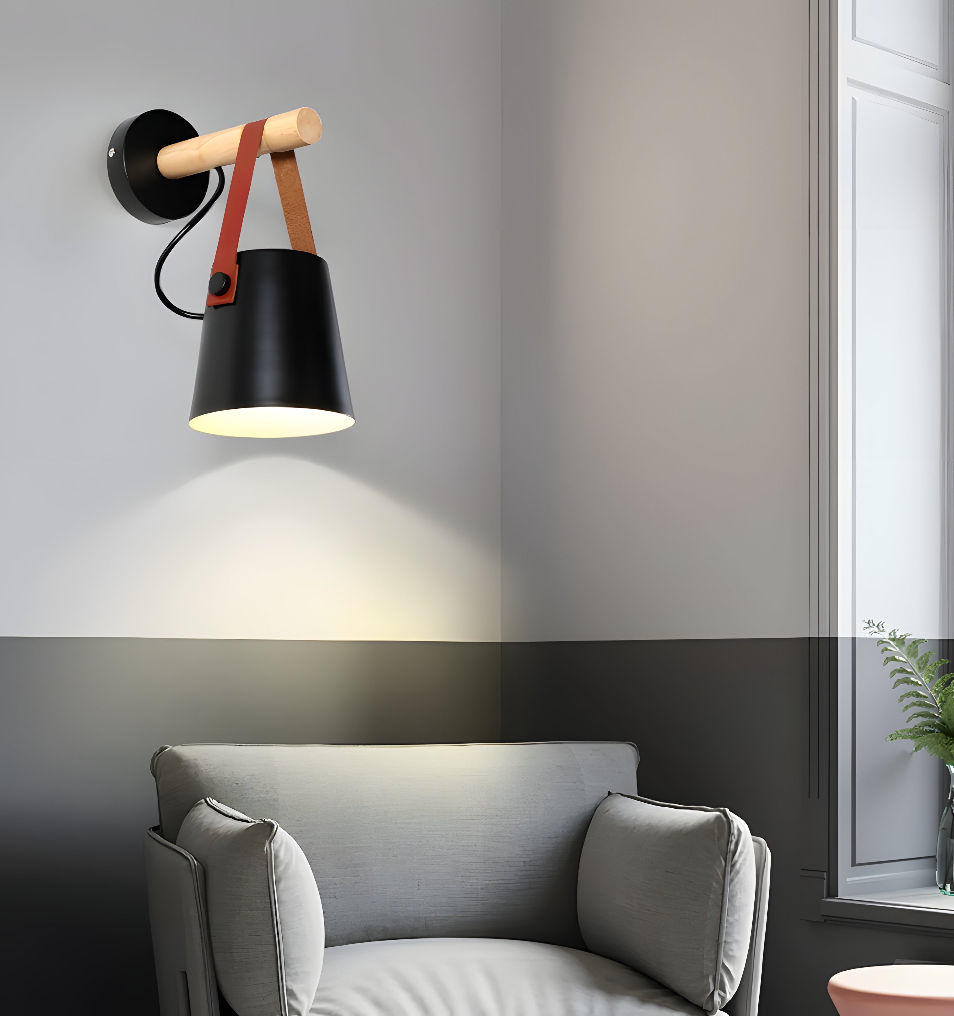 Wooden Conical Wall Light - NexioPick