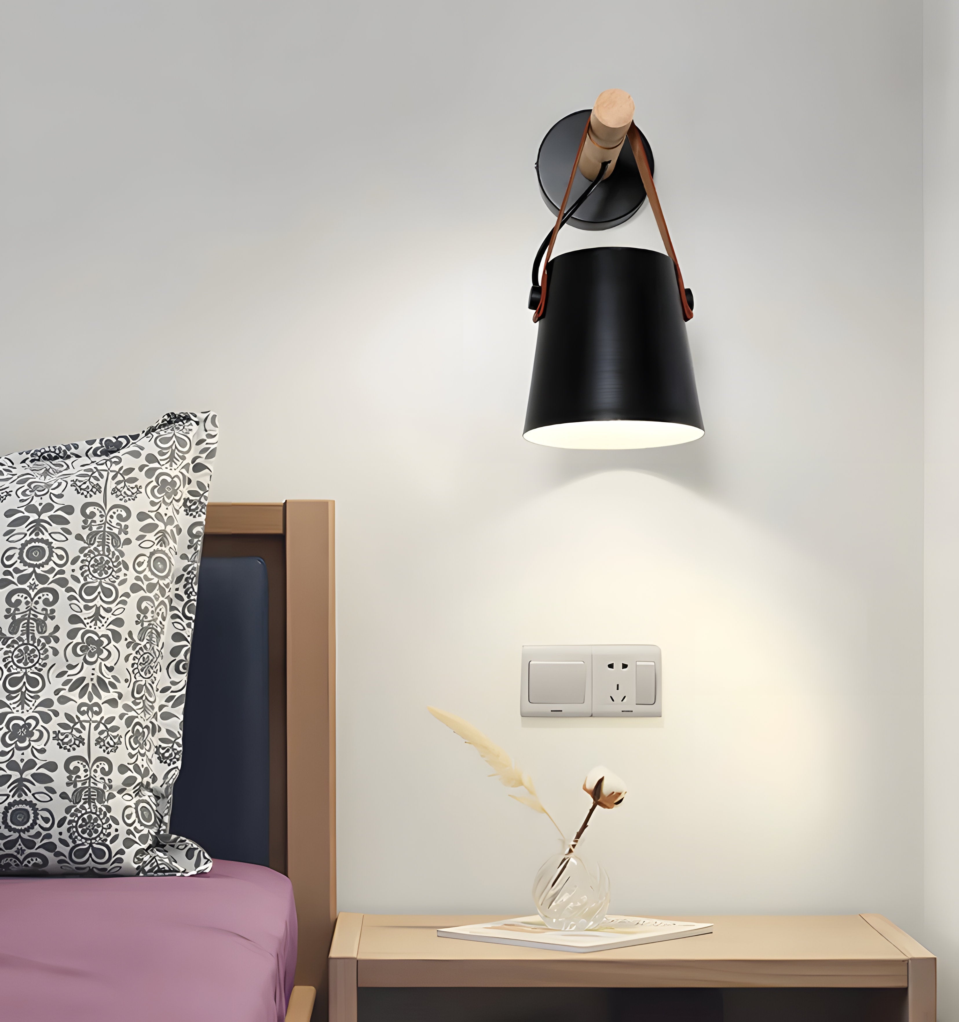 Wooden Conical Wall Light - NexioPick