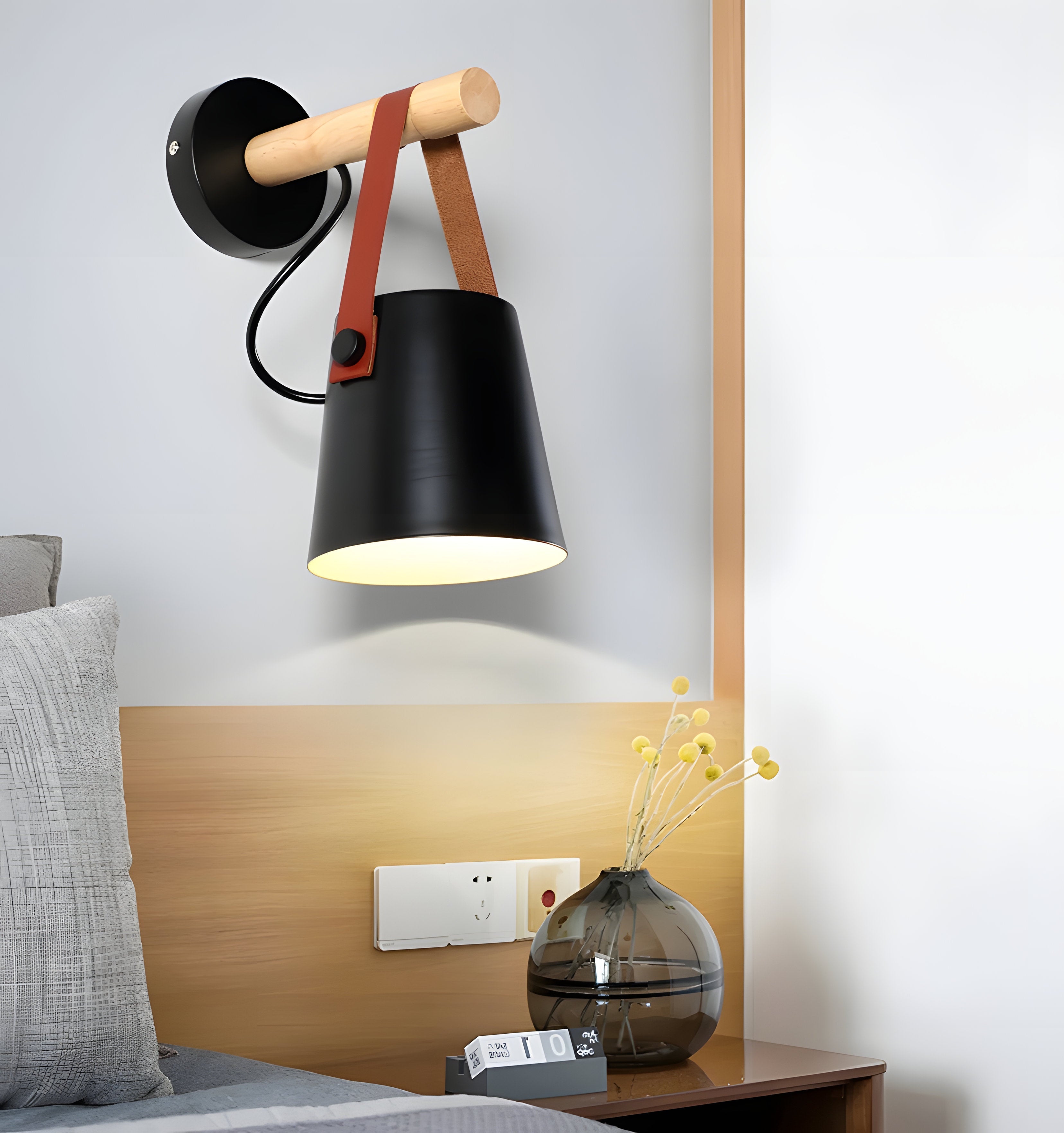 Wooden Conical Wall Light - NexioPick