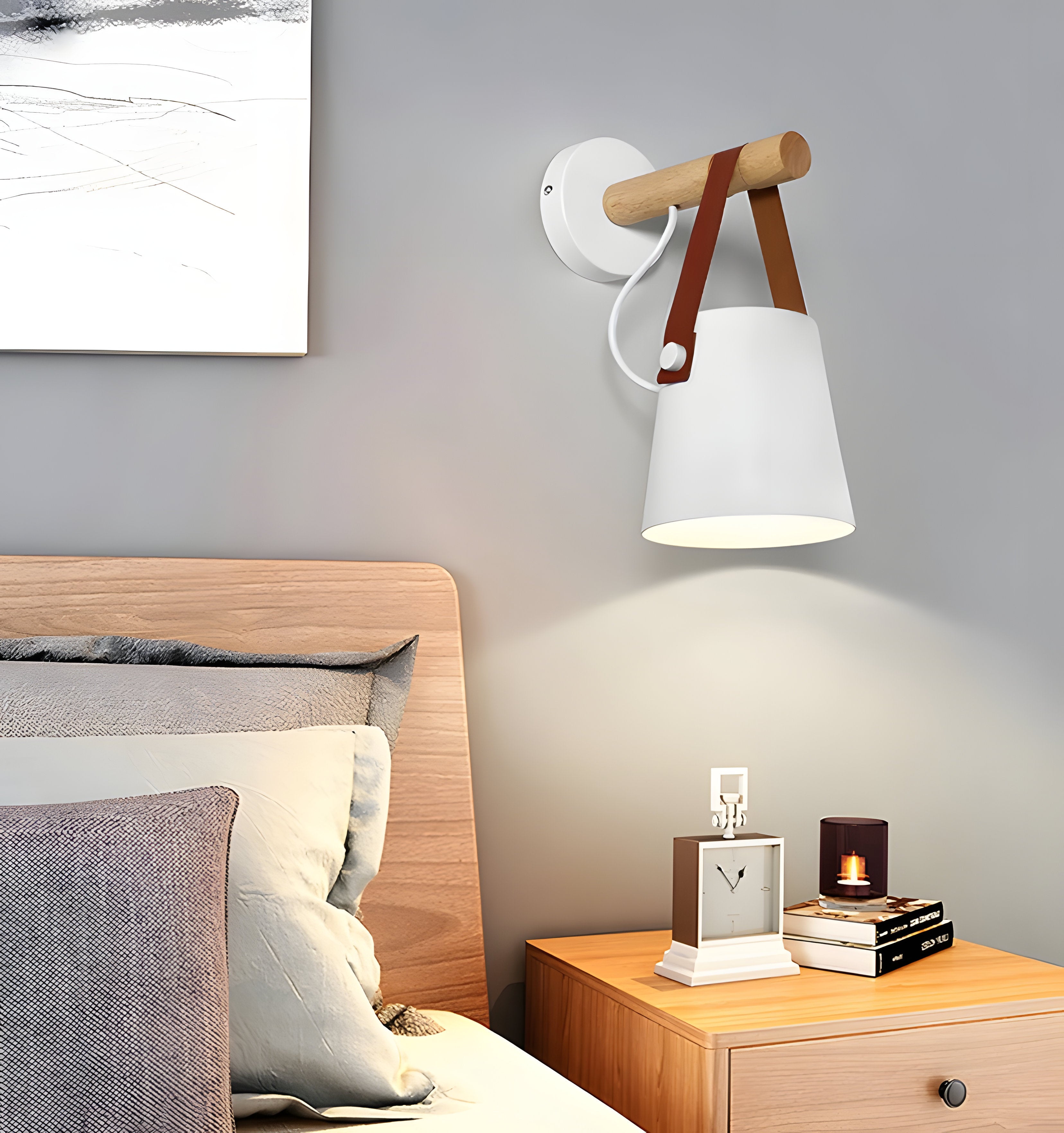 Wooden Conical Wall Light - NexioPick
