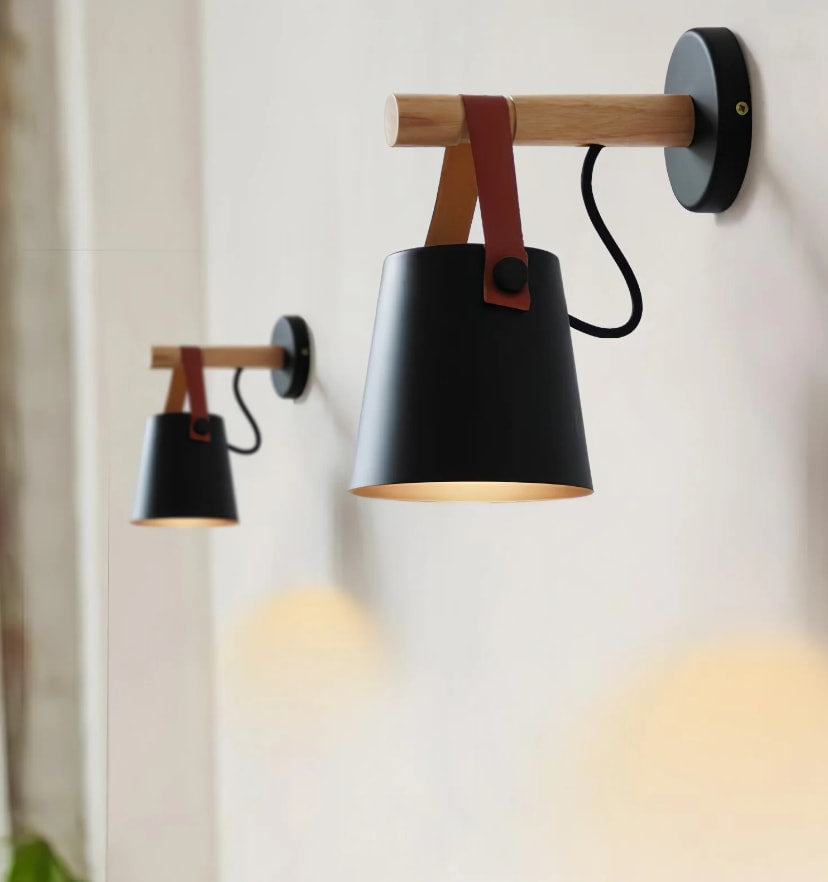 Wooden Conical Wall Light - NexioPick