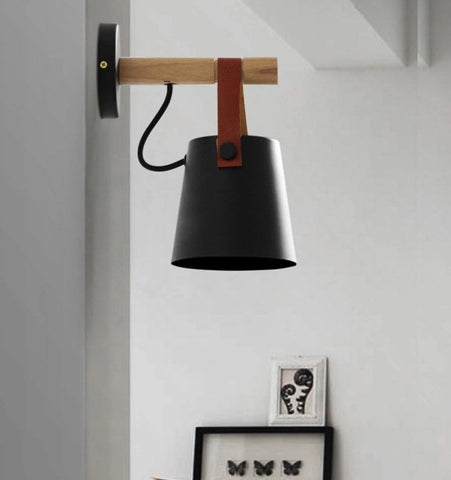 Wooden Conical Wall Light - NexioPick
