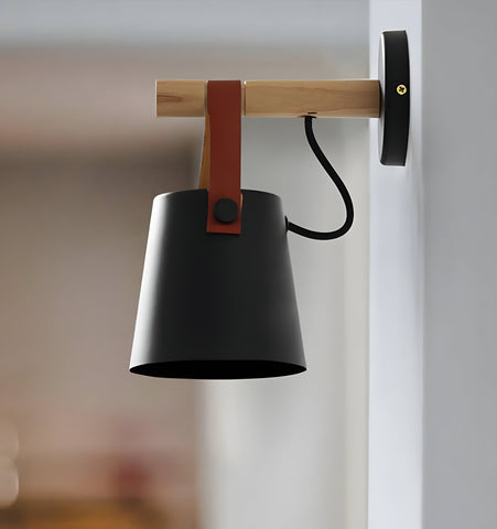 Wooden Conical Wall Light - NexioPick