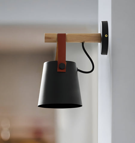 Wooden Conical Wall Light - NexioPick