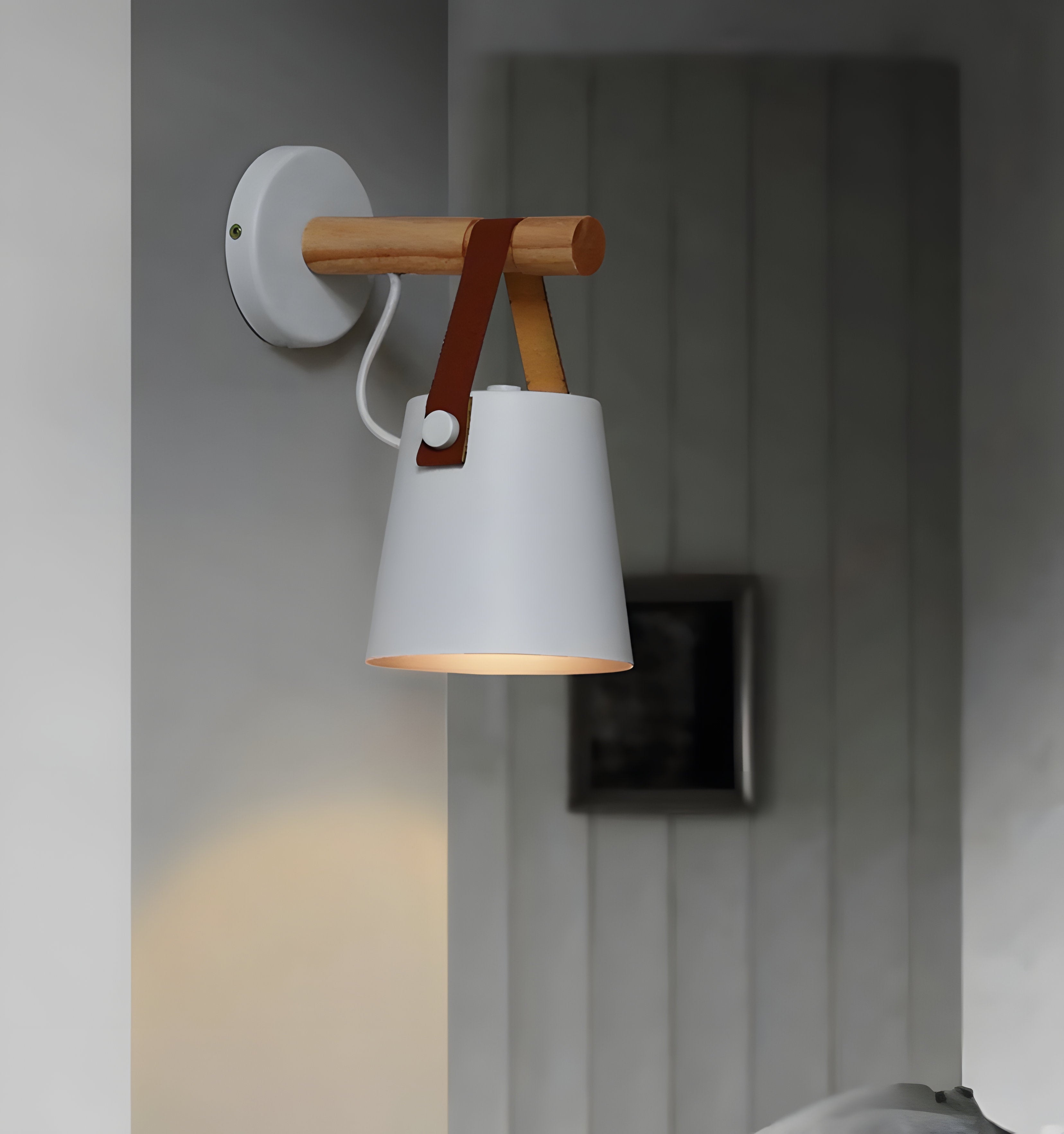 Wooden Conical Wall Light - NexioPick