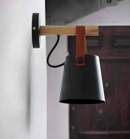 Wooden Conical Wall Light - NexioPick