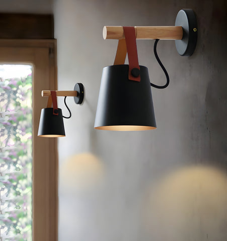 Wooden Conical Wall Light - NexioPick