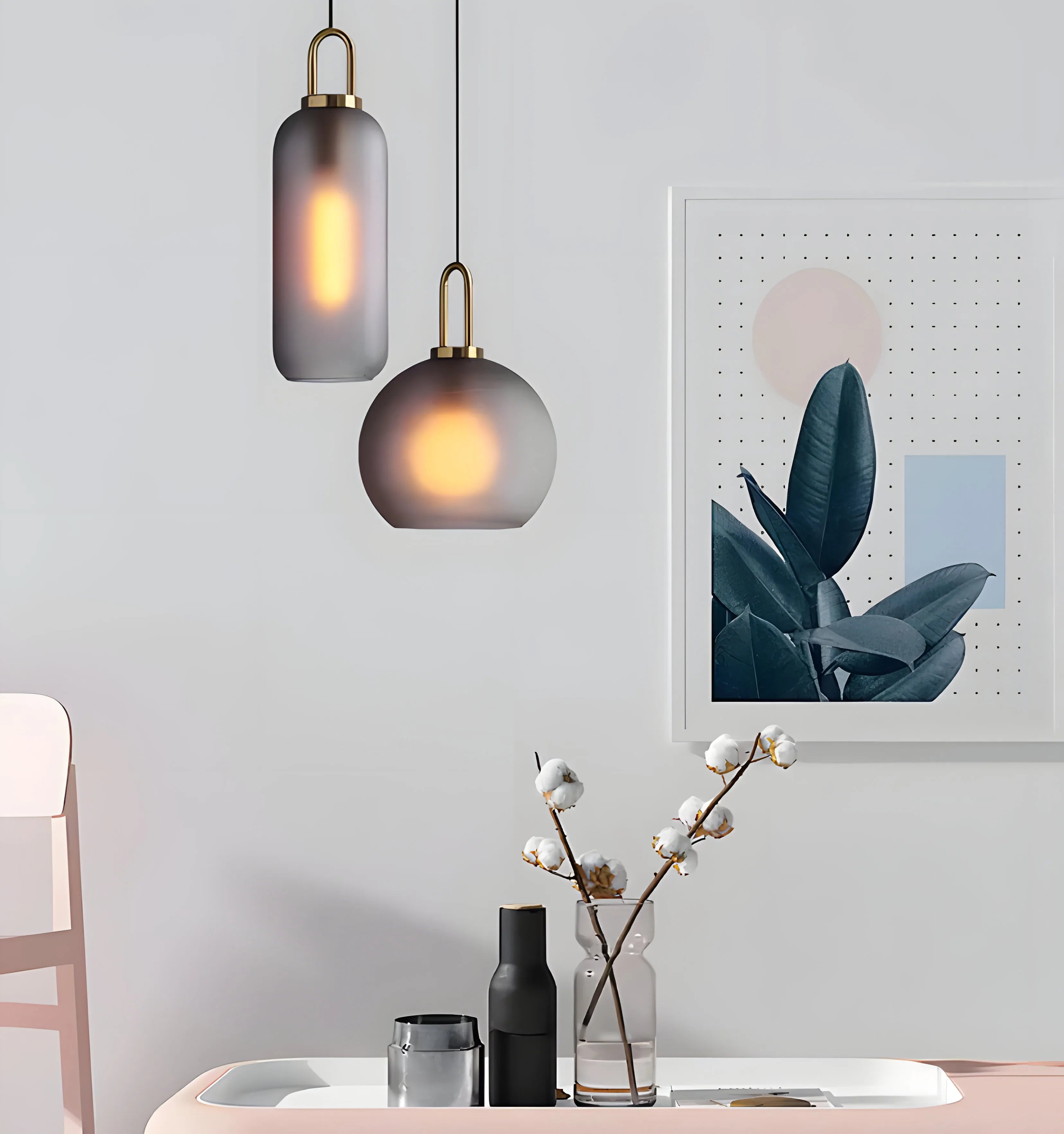 Pendulum Glass Pendant Lamp - NexioPick