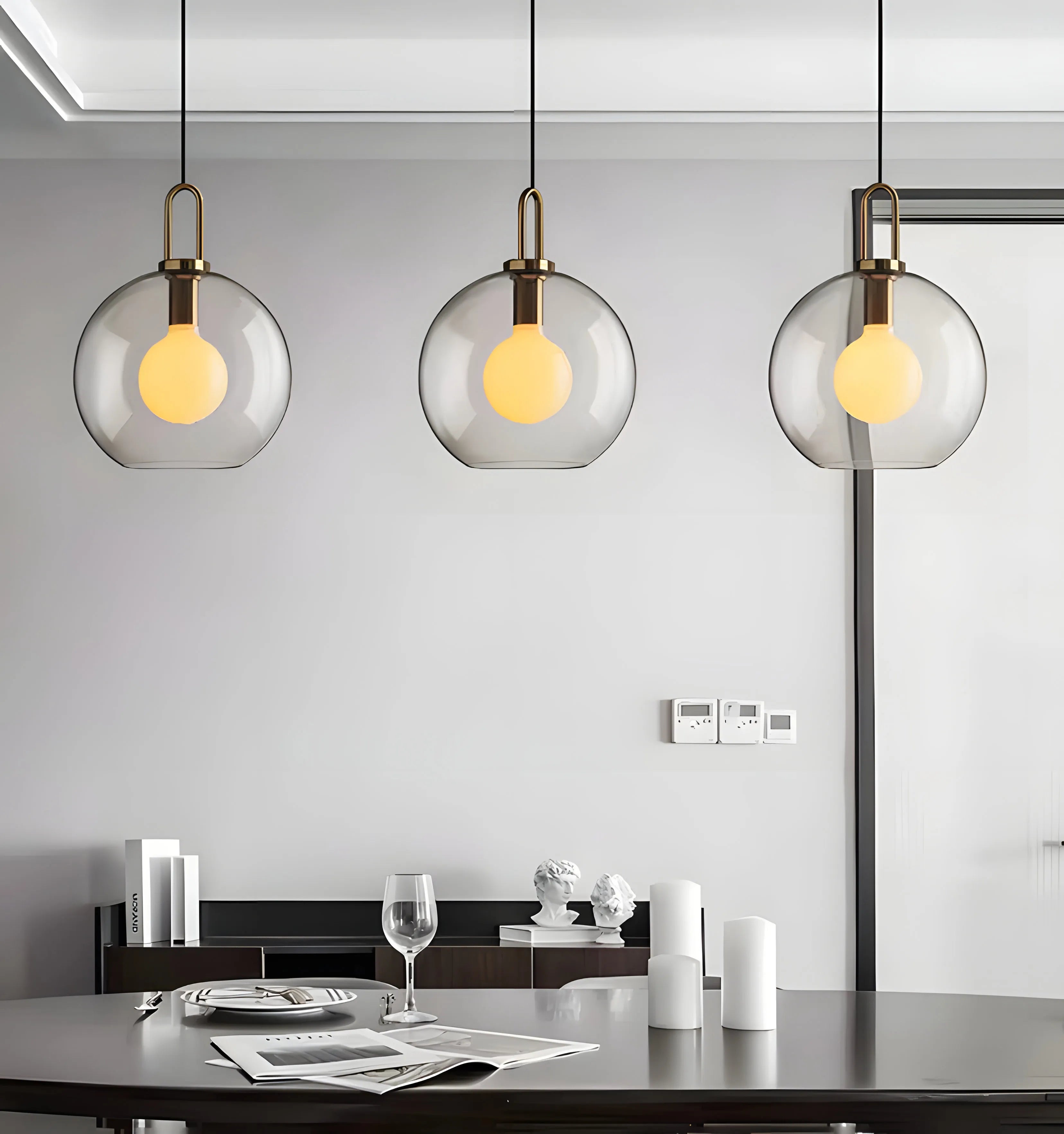 Pendulum Glass Pendant Lamp - NexioPick