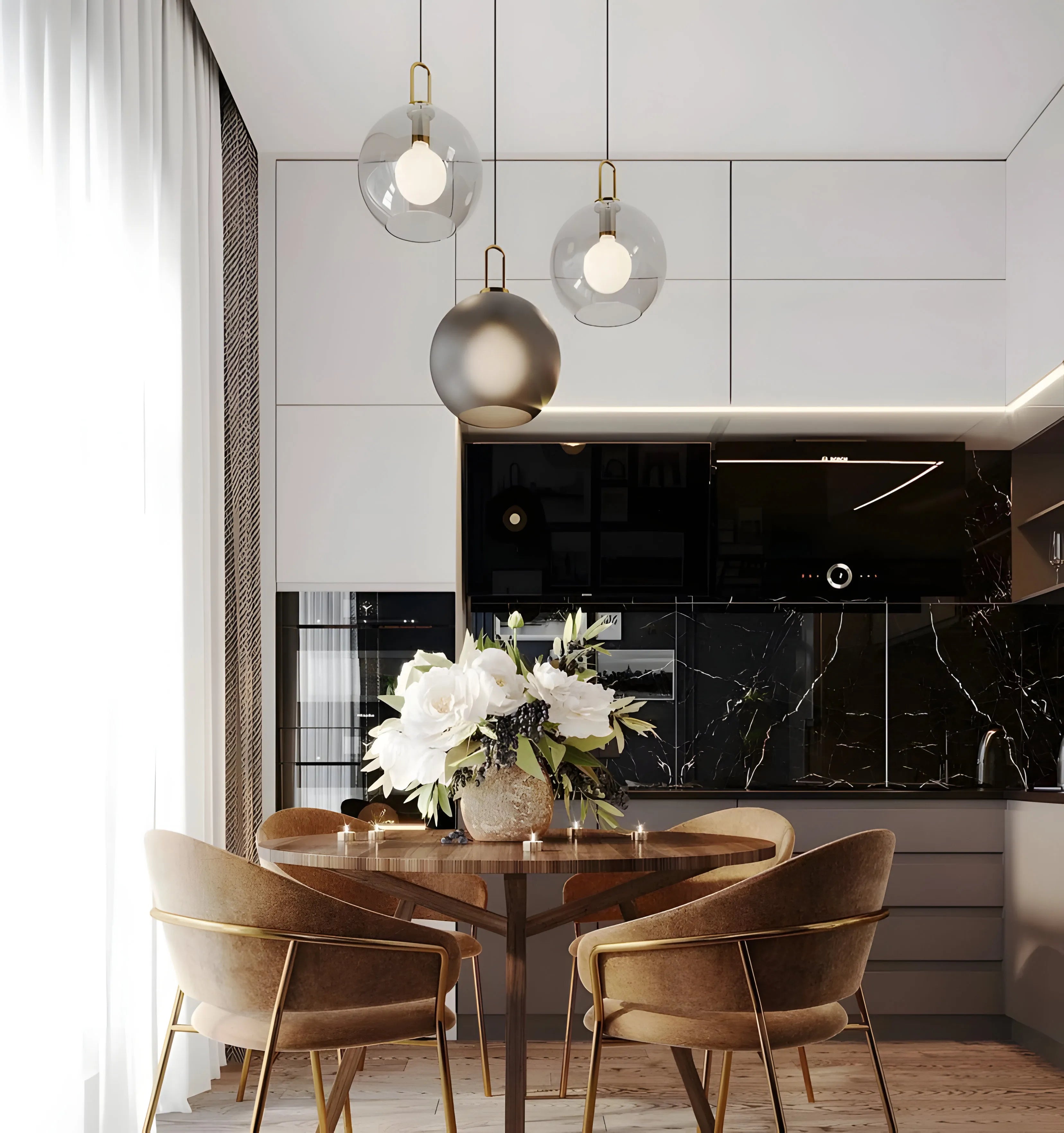 Pendulum Glass Pendant Lamp - NexioPick