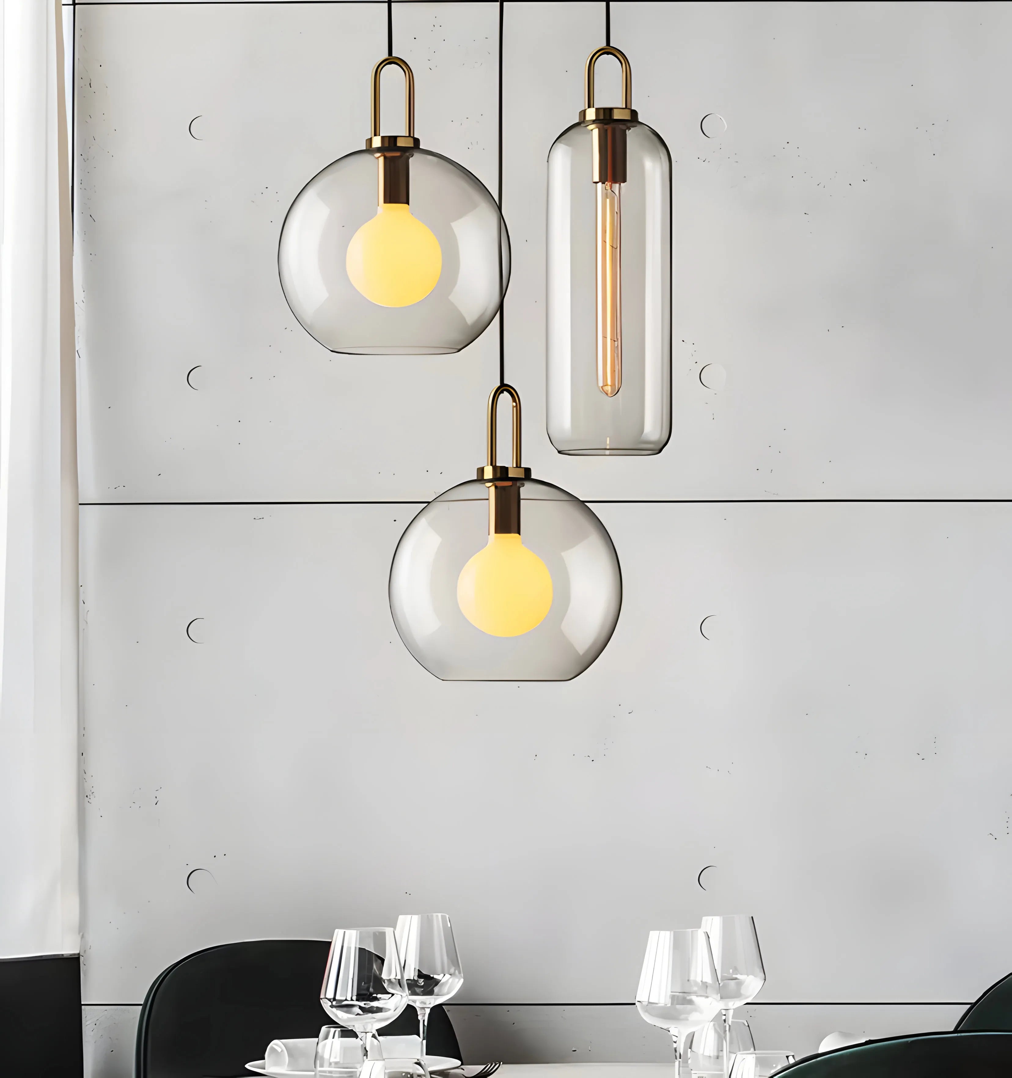 Pendulum Glass Pendant Lamp - NexioPick