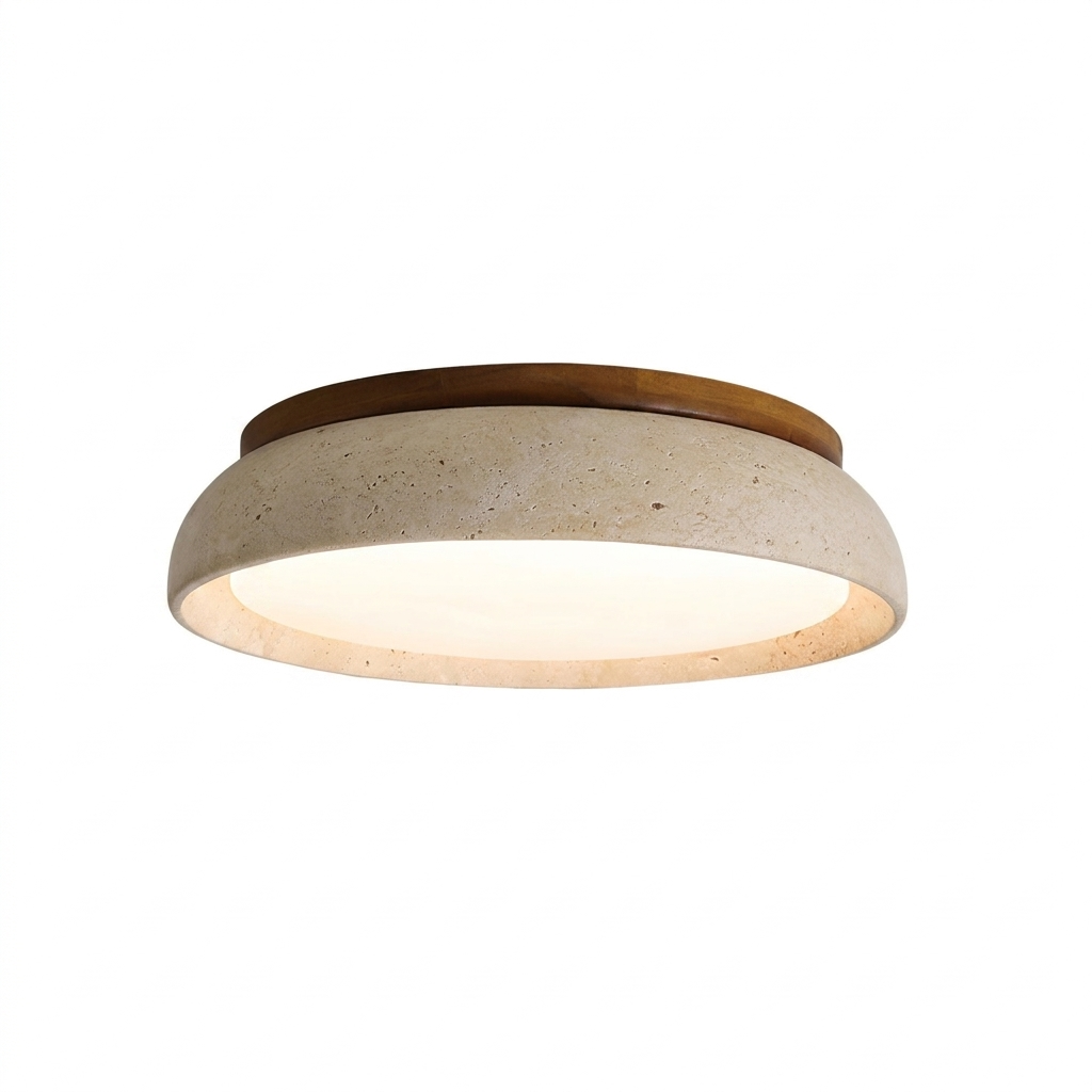 Piedra Travertine Ceiling Light