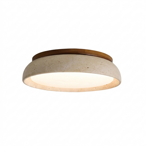 Piedra Travertine Ceiling Light